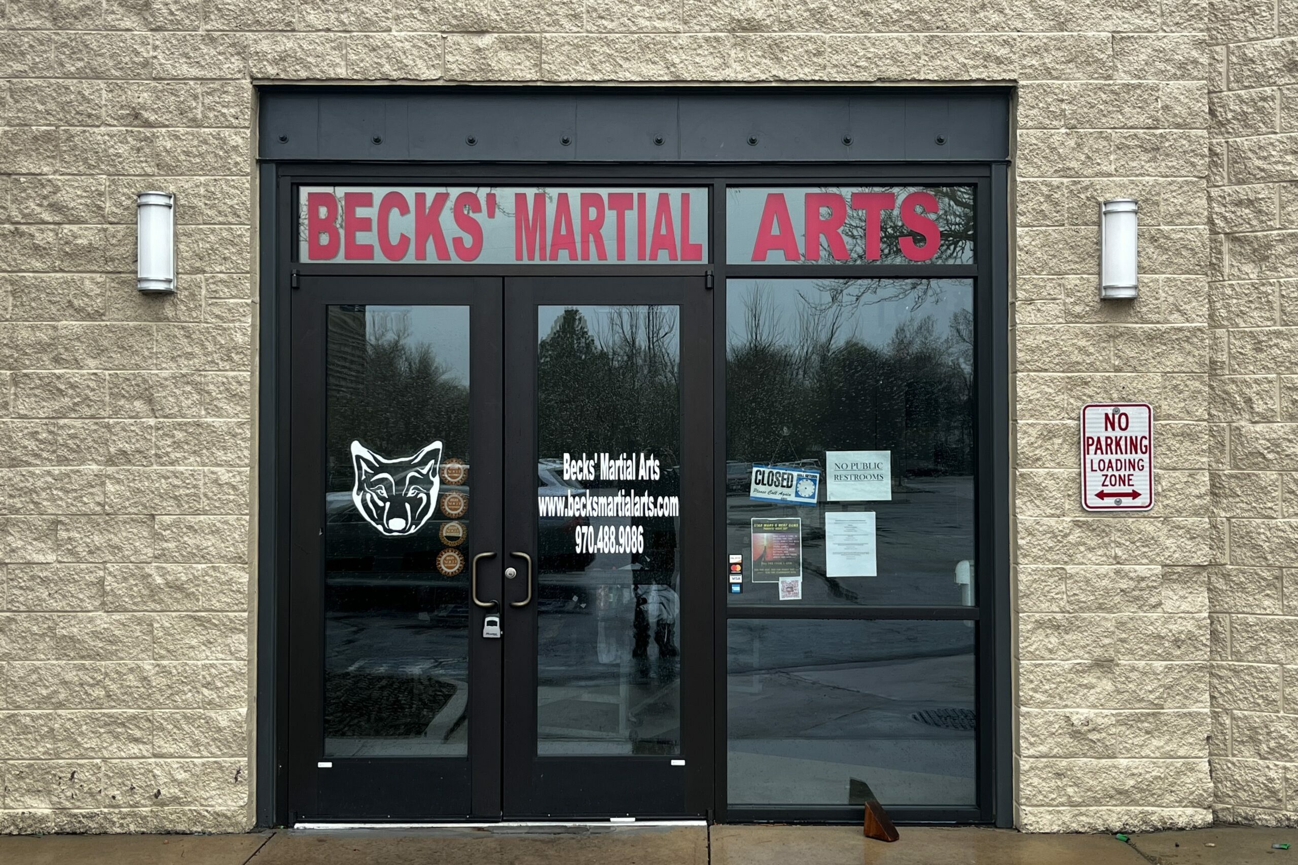 The front entrance of Becks' Martial Arts Fort Collins